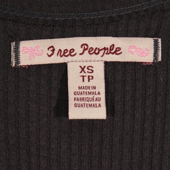 NWT Free People X ASOS Santa Clara Thermal in Black - Picture 10 of 15